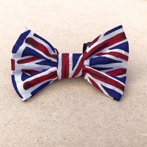 Union Jack Flag UK Dog Bow Tie Ideal for Eurovision image 2