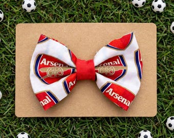 Arsenal AFC Football Dog Pet Bow Tie