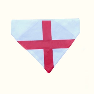 England World Cup Football Dog Bandana St George Flag Slip on Collar Neck Tie