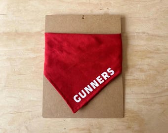 Arsenal Dog Bandana Football AFC Gunners Slide Collar Neckerchief