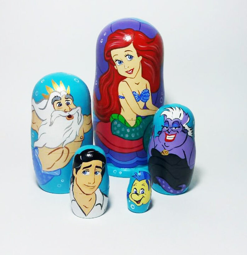 mermaid nesting dolls