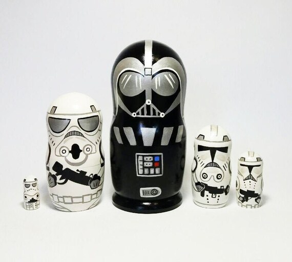 robot nesting dolls