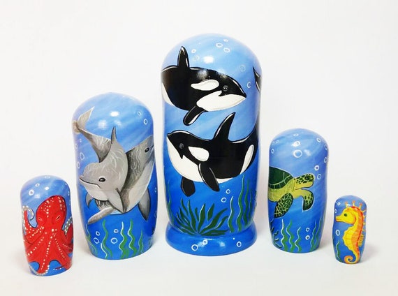 sea creature matryoshka