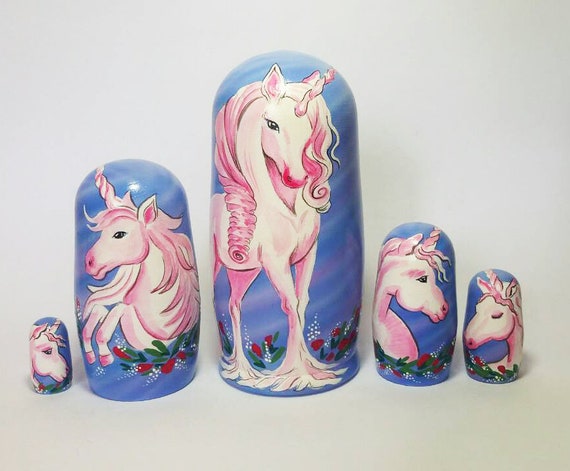 horse nesting dolls