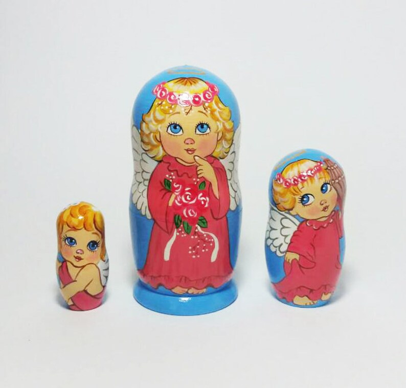 angel nesting dolls
