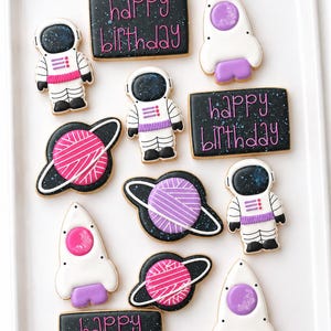 Out of this World Birthday (12 cookies)