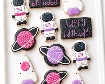 Out of this World Birthday (12 cookies)