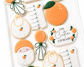 Little Cutie Baby Shower (12 cookies)