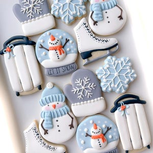 Let it Snow (12 cookies)