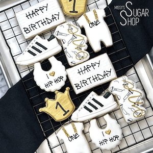 Hip Hop Birthday (12 cookies)