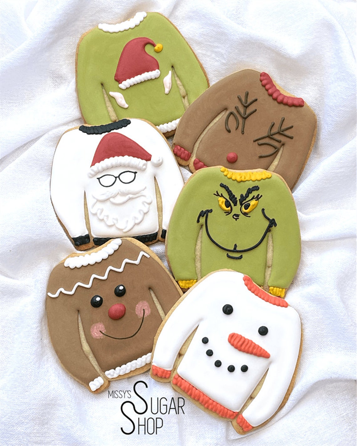 Ugly Sweater Contest 12 Cookies - Etsy