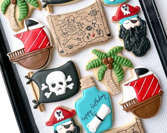 Pirate's Life Birthday (12 cookies)