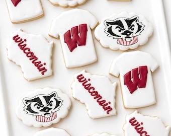 Universidad de Wisconsin Madison Bucky Badgers (12 galletas)