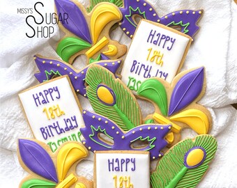 mardi gras cookie cutter