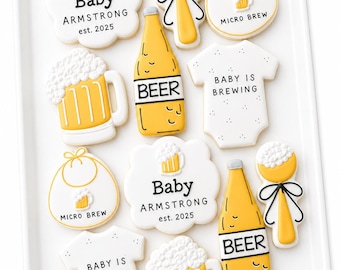 Baby is Brewing (12 cookies)