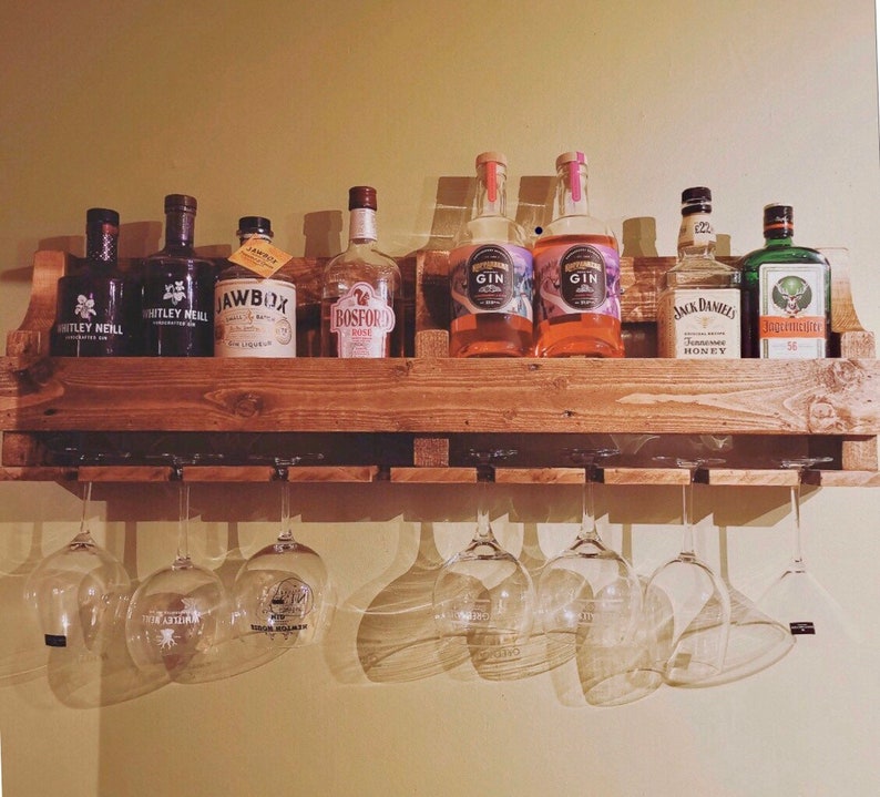 Gin Rack Home Bar Etsy