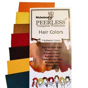 Peerless Watercolors - 7 Hair Colors - Vintage Recipe