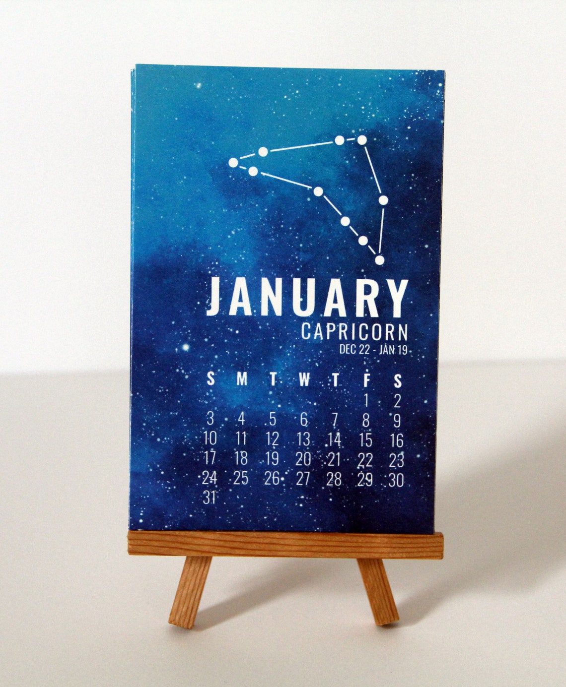 2023 Sternzeichen Kalender Schreibtischkalender Geschenk für - Etsy.de