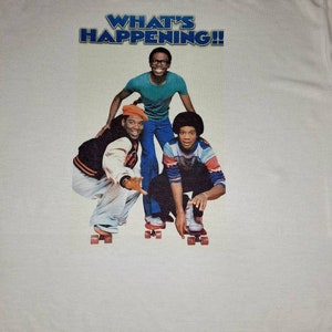 What&#39;s Happening white t-shirt
