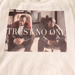 No trust paid in full white t-shirt