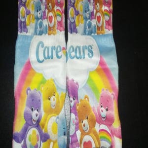 Rainbow Care Bears custom socks