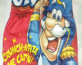 Vintage 1987 Cap'n Captain Crunch Quaker Oats 18” Plush Toy Mascot