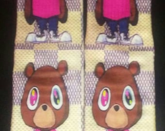 Meias personalizadas do Urso de Formatura