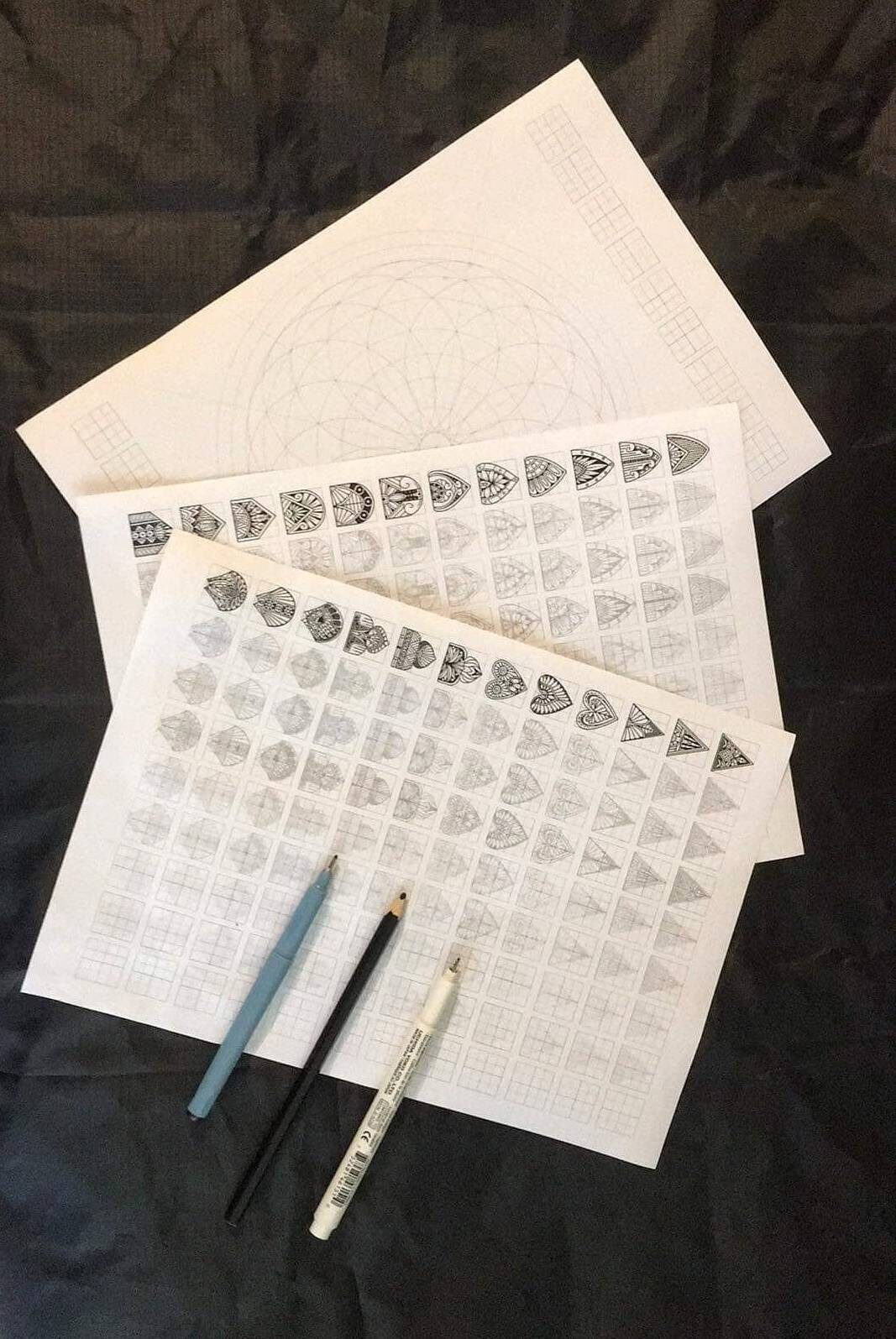 Meditative Mandalas: Printable 3 Pdfs for Mindful Artistry and - Etsy
