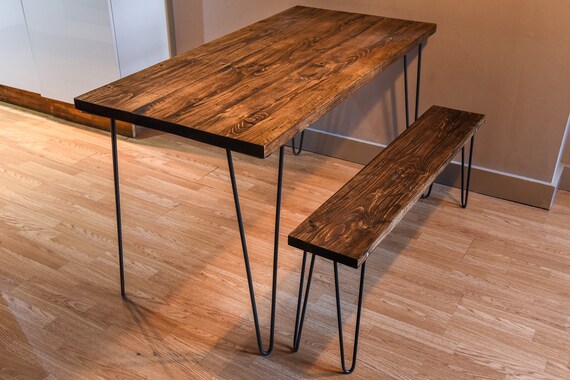 pin leg dining table