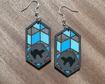 Ferret earrings