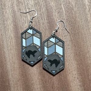 Ferret earrings image 1