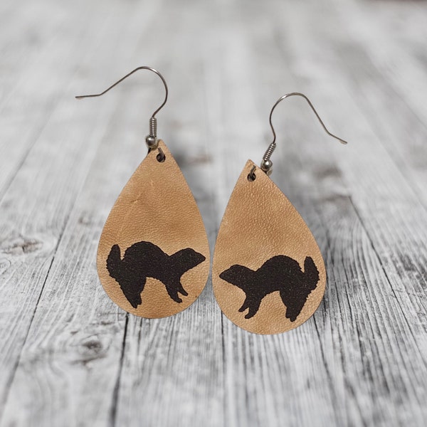 Ferret earrings