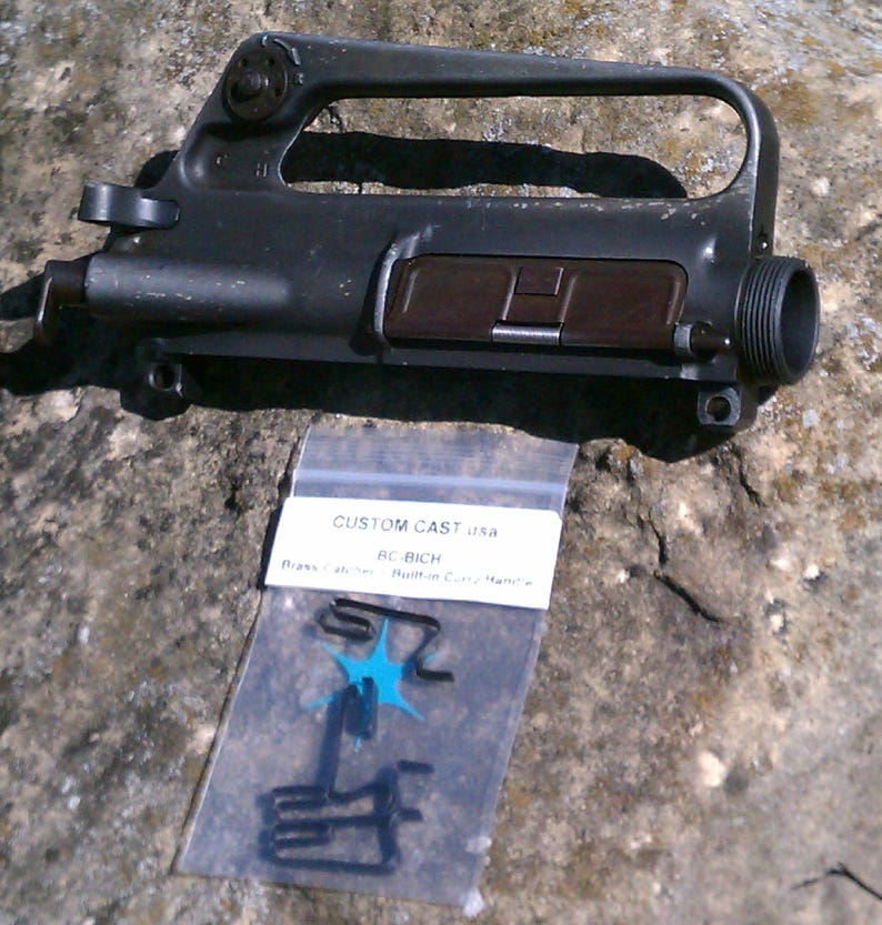 Brass Catcher for M16 Built in Carry Handle by Custom Cast Usa Etsy