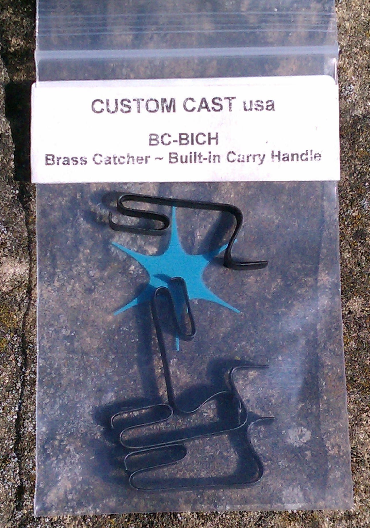 Brass Catcher for Flat Top With Removable Carry Handle by Custom Cast Usa 