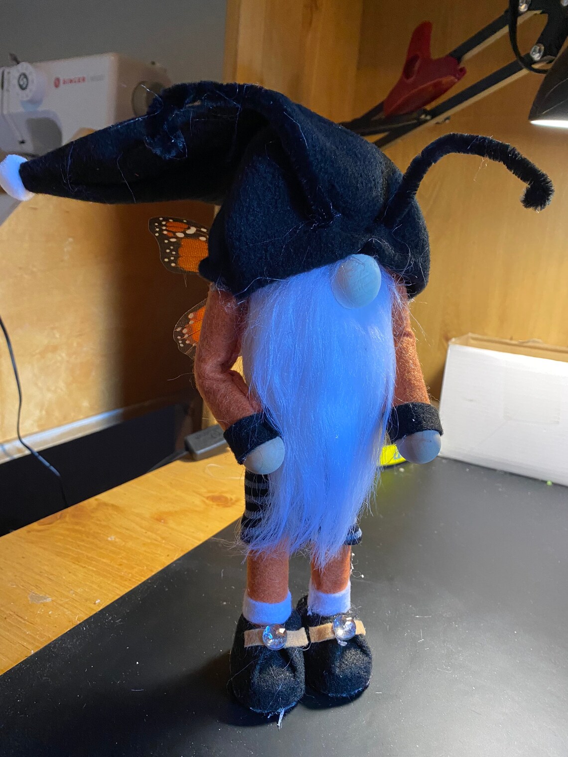 Butterfly Gnome Embroidery Butterfly Gnome Embroidery