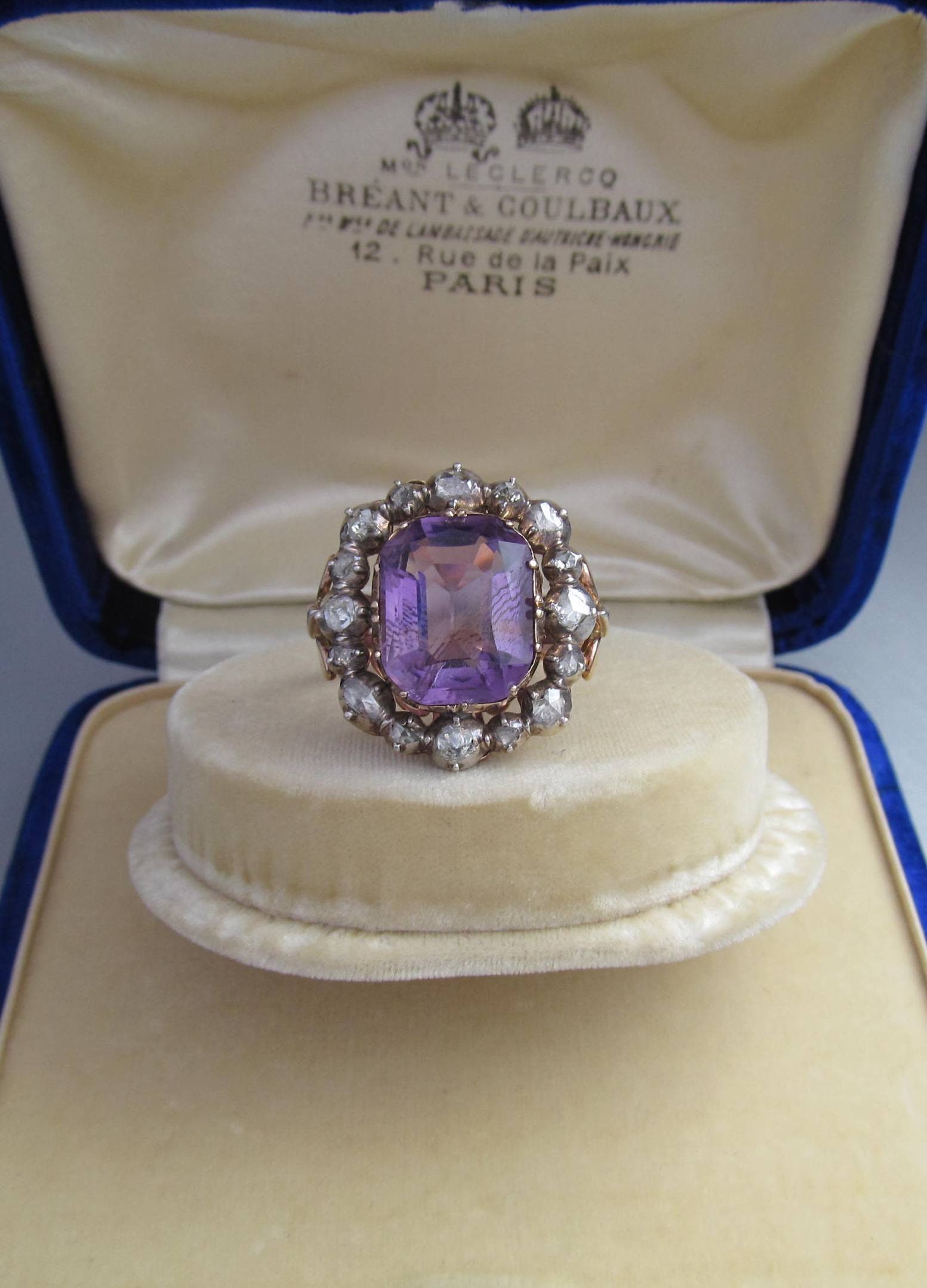 Georgian amethyst ring deals