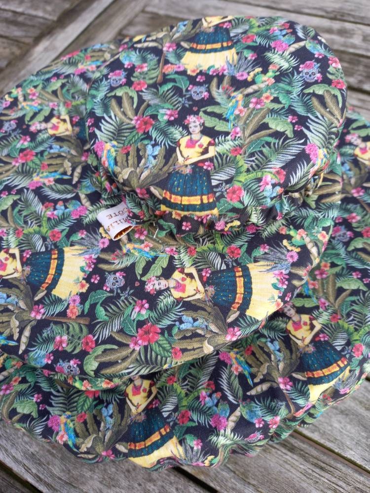 Charlottes à Saladiers, Bols, Ramequins...couvercles Écologiques Lavables et Réutilisables en Coton 