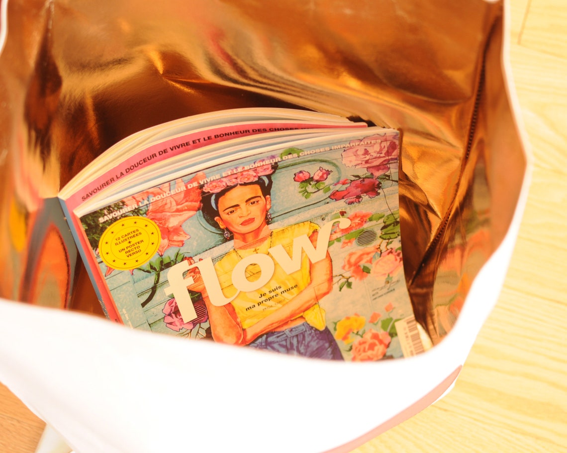 Paper Bag Storage With Big Red Dot Made From Washable and Etsy