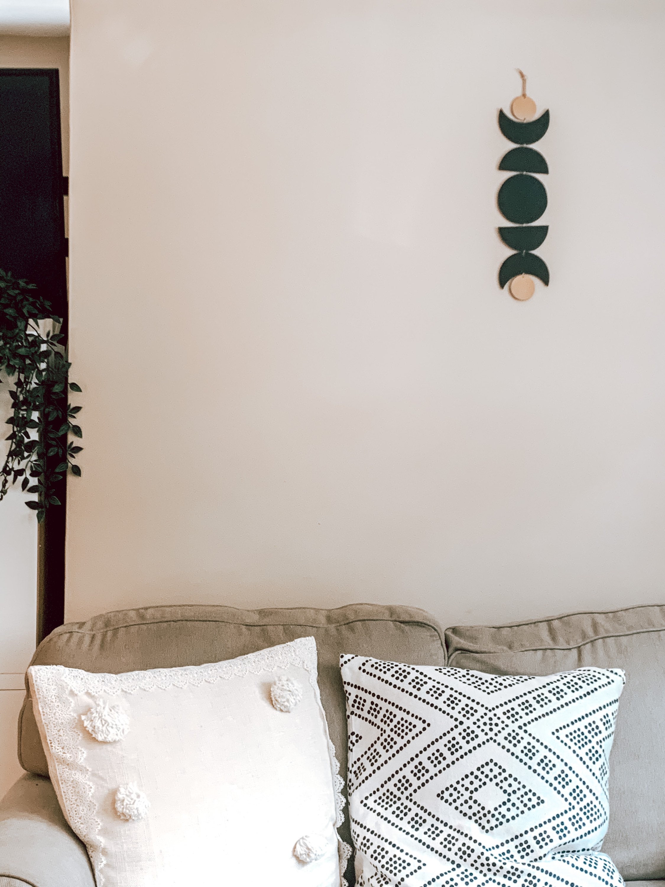 Moon Phases Wall Hanging Decor Wall Hanging Decor Moon Etsy