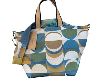 Borsa in tessuto optical