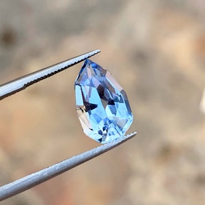 Butterfly Blue Aquamarine Gemstone, Santa Maria Aquamarine Cut Stone, Ring Size Natural Aquamarine Jewelry , Brazilian Aquamarine, 2.40 CT