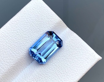 Genuine Aquamarine Gemstone, Santa Maria Aquamarine Ring Stone, Natural Aquamarine Loose For Gold Aquamarine Ring, Anniversary Gift, 3.65 CT