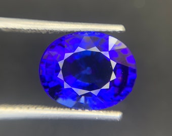 Natural Tanzanite Gemstone, AAA Grade Blue Color Tanzanite Gemstone, Oval Shape Tanzanite Gems, Use For Jewellery Rings/Pendants, 10.04 CT