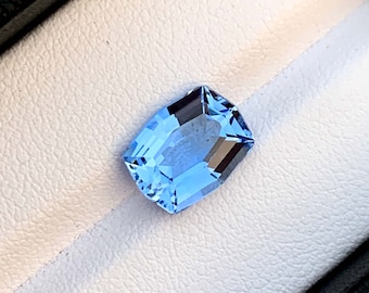 Santa Maria Aquamarine Gemstone, Emerald Cut, Brazilian Loose Stone, 2.80 CT