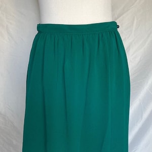 Prophecy Skirt, Green Striped Skirt, 80s Vintage Skirt, Vintage Style, Pleated Skirt, Size Medium
