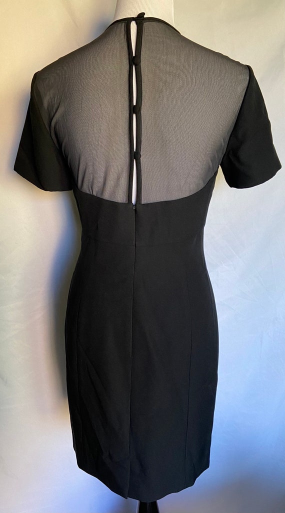 80s Black Dress, Vintage Little Black Dress, Gill… - image 4