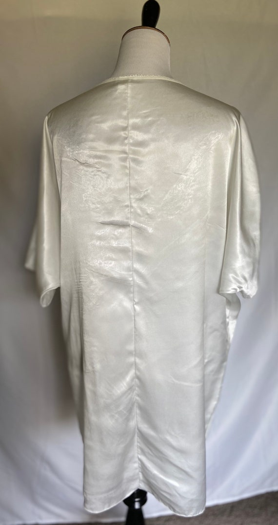 White Silk Nightgown, Vintage Nightgown, Linda Sl… - image 4