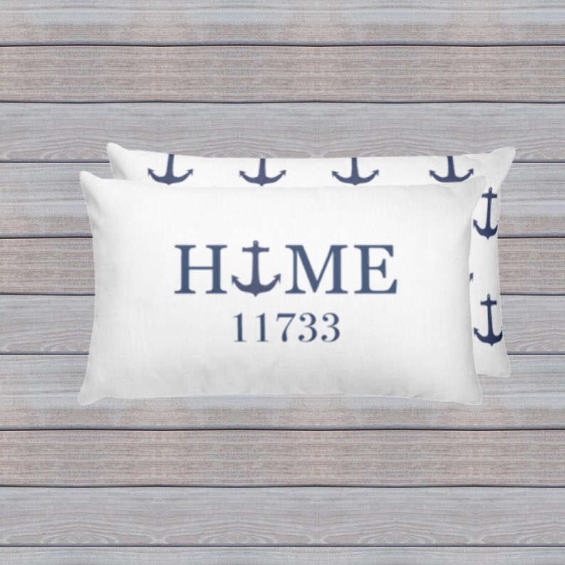 Anchor Throw Pillow Nautical Pillow Anchor Throw Pillow Nautical Pillow
