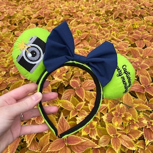 Camera Ears, Photo Ears, Member Ears, Park Ears, Park Mouse Ears, Program Ears, Embroidered Ears, Camera Mouse Ears