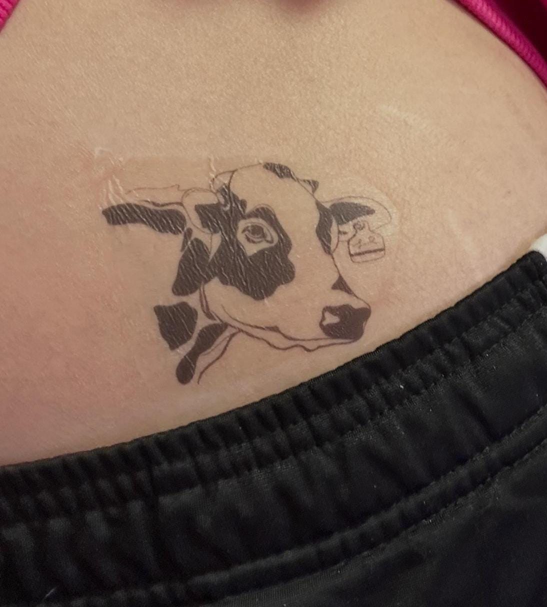 UFO Barnyard Temporary Tattoo Sheet - Etsy